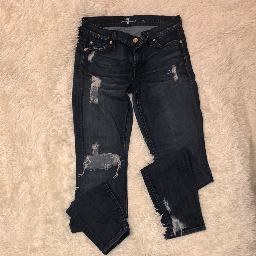 7 for all mankind “the skinny” jeans